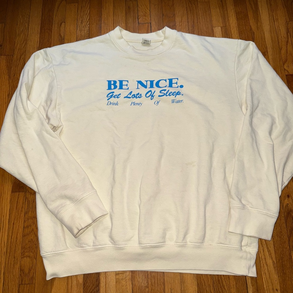 Sporty & Rich - Be Nice Sweatshirt - size Large